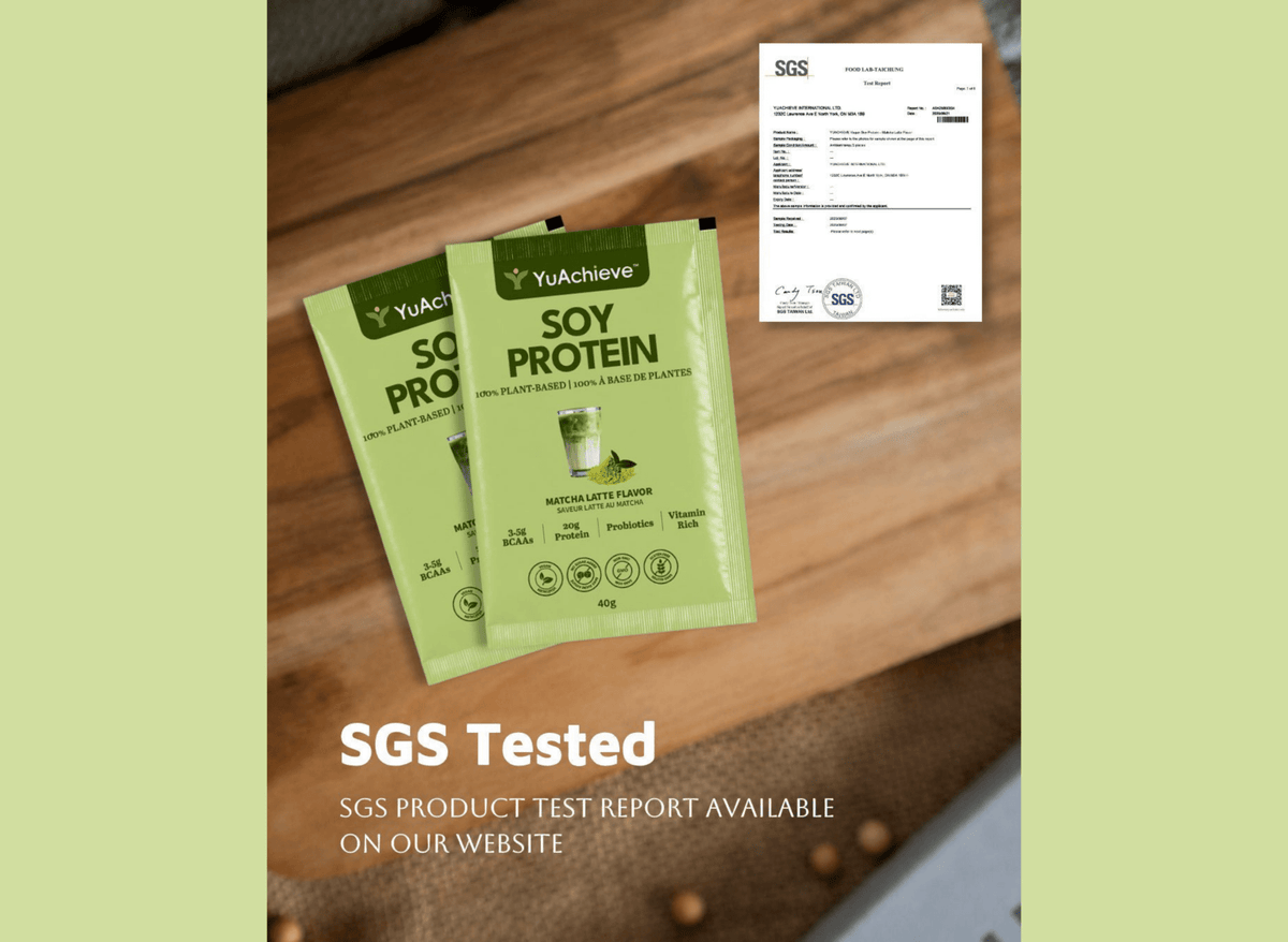 Matcha Latte Soy Protein Sachet - YuAchieve™-YuAchieve™