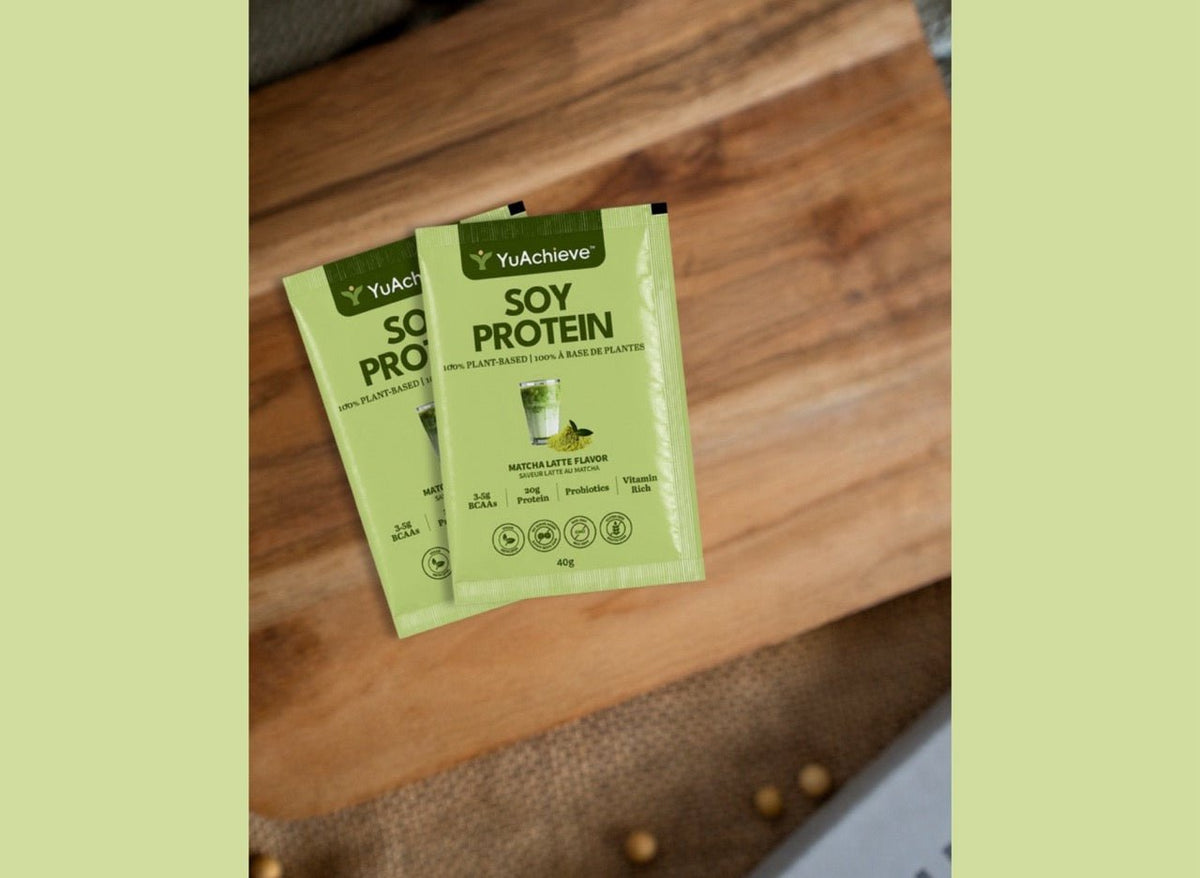 Matcha Latte Soy Protein Sachet - YuAchieve™-YuAchieve™