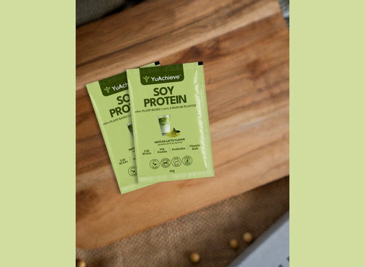 Matcha Latte Soy Protein Sachet - YuAchieve™-YuAchieve™